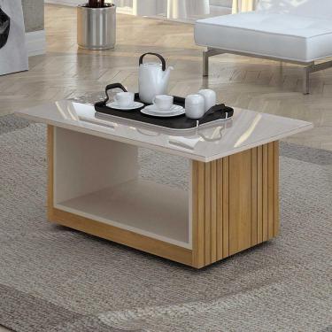 Imagem de Mesa de Centro Veneza Valdemóveis Cinamomo/Off White