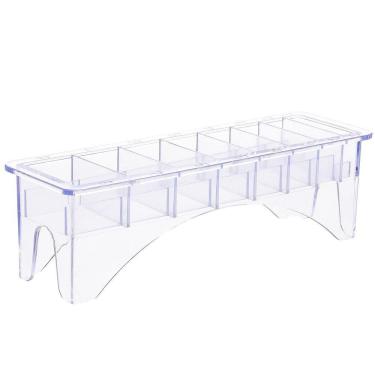 Imagem de Suporte Organizador Para 8 Pentes de Altura em Acrílico