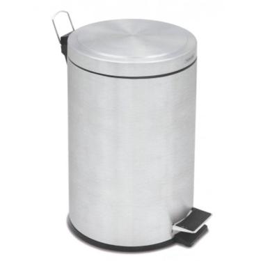 Imagem de Lixeira Inox 12 Litros Com Pedal E Tampa Com Amortecedor Brasil Plus Tramontina 94538-512