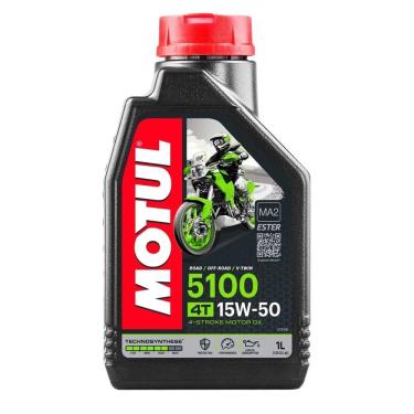 Imagem de Óleo Motul 5100 15W50 4T 1 Litro Semissintético Alto Desempenho