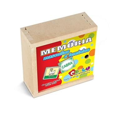 Imagem de Carlu Brinquedos Memória Masculino E Feminino