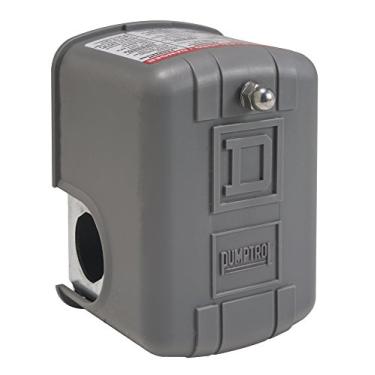 Imagem de Square D by Schneider Electric Interruptor de pressão com bomba de ar 9013FSG52J25, Nema 1, configuração de pressão de 60-80 psi, corte de 25-80 psi, diferencial ajustável de 20-30 PSI