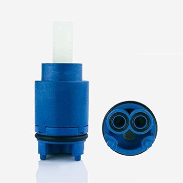 Imagem de Cartucho de torneira misturadora de substituição de cartucho de disco de cerâmica, torneira interna quente e fria, válvula de pia de banheiro para torneira de cozinha de banheiro