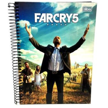 Imagem de Caderno Universitário 10 Matérias Far Cry 5 160 Folhas Tilibra