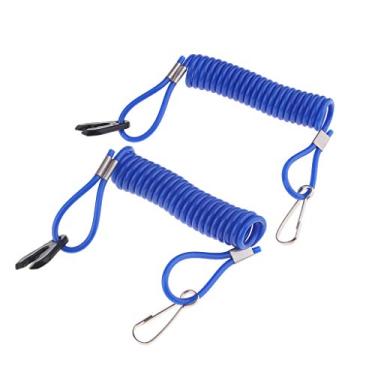 Imagem de Kesoto 2 peças chave universal para interruptor externo para Yamaha – com cordão – 139,7 cm de comprimento – azul