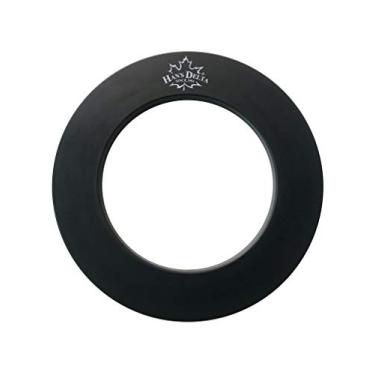 Imagem de HAN'S DELTA Protetor de parede surround profissional de alvo (PU preto redondo)