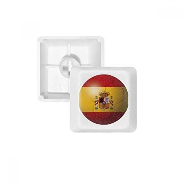 Imagem de Kit de atualização de teclado mecânico PBT com bandeira nacional da Espanha para futebol americano
