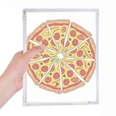 Imagem de Pimentas Pizza Italy Tomate Foods Caderno Folhas Soltas Diário Recarregável Diário Papelaria