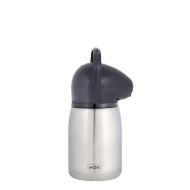Garrafa Térmica de Pressão Nobile Total Inox 1,3 Litros - Mor