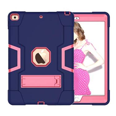 Imagem de QYiD Capa para Galaxy Tab S6 Lite de 10,4 polegadas 2020, híbrida, resistente, protetora à prova de choque com suporte integrado para Samsung Galaxy Tab S6 Lite 10,4 polegadas 2020 SM-P610 SM-P615,