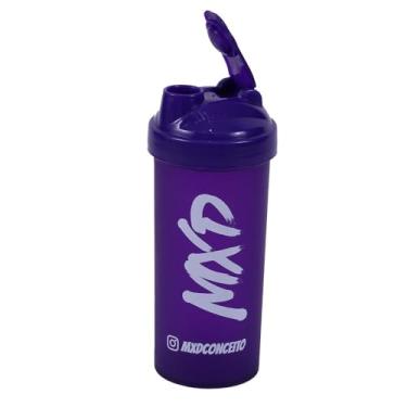 Imagem de Coqueteleira Shakeira Shaker MXD Conceito Academia Treino Hidratação Clássica Peneira 700ML (Roxo)
