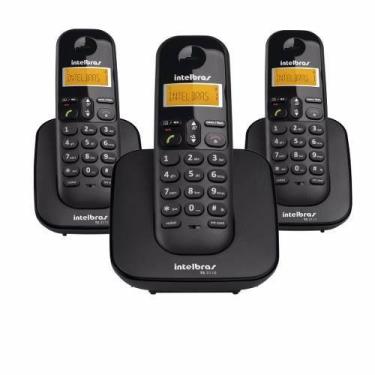 Imagem de Intelbras Ts 3113 Telefone Dect S Fio Bina Base 2 Ramais, Único, Sem f