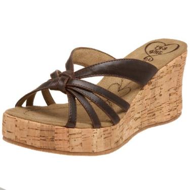 Imagem de 1.4.3. Girl Sandália feminina Skittle Slide, Marrom, 9 M