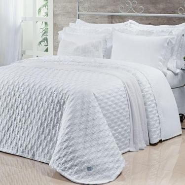 Imagem de Colcha Super King 3 peças  100% Algodão Egípcio 400 Fios Venetto - Zil
