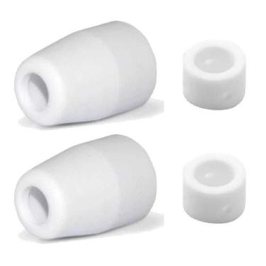 Imagem de Kit Consumíveis Tocha Corte Plasma PT31:  2  Anel Difusor Cerâmico.+ 2