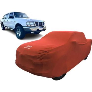 Imagem de Capa Tecido Ford Ranger 2000 Camionete Cabine Dupla - Mz, Vermelha
