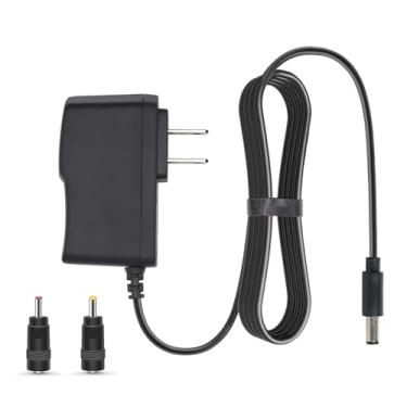 Imagem de JAINTA 6V 2A AC/DC Adapter, Wall Charger, 5.5mm x 2.1mm & 2.5mm (Center Positive) DC Plug Compatible for 6 Volt 2A 1.5A 1A 800mA 700mA 600mA 500mA 300mA 100mA~2000mA Equipment Power Supply Cable Cord