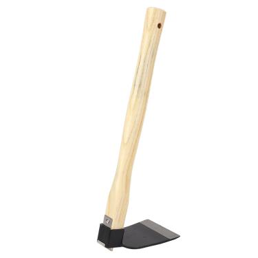 Imagem de YUKOFE Enxada manual ergonômica de aço carbono leve para jardim enxada manual cabo de madeira para casa