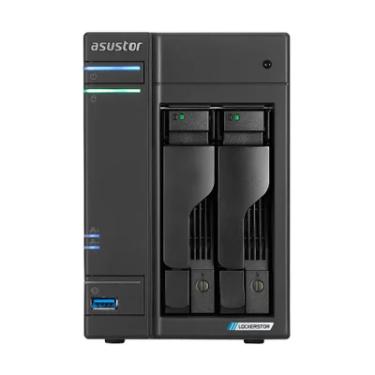 Imagem de Storage Nas Asustor Lockerstor 2 Gen2 As6702t Intel Celeron N5105 Quad-core 2.0ghz 4GB So-dimm Ddr4 2 Baias 40TB Torre