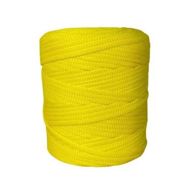 Imagem de Fio Náutico Malhafio 5mm 500g 100% Poliéster Variadas Cores, Amarelo