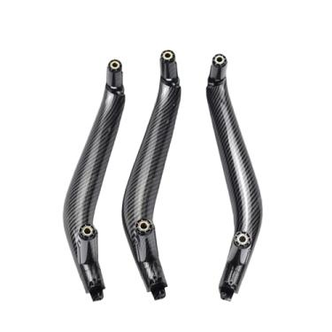 Imagem de Compatível com BMW X5 X6 F15 F16 2014 2015 2016 2017 2018 Esquerda Direita 3 unidades/conjunto Maçaneta interna das portas do carro Puxar guarnição da tampa Preto(Carbon Fiber-RHD)