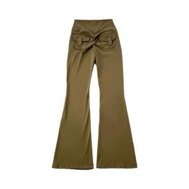 Imagem de Calças De Yoga E Dança De Secagem Rápida Com Bolso E Efeito Levanta Bu