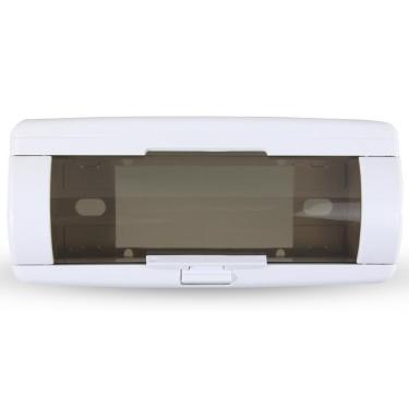 Imagem de Capa Suporte Protetor Rádio 1 Din Marine Barco Lancha Branco