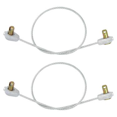 Imagem de 746-0968 946-0968 Cabo de elevação de deck compatível com MTD Cub Cadet Craftsman Troy-Bilt Ryobi máquinas de quintal Tratores de cortador de grama Yard-Man, comprimento do cabo 40,64 cm (pacote com 2)