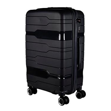 Imagem de Mala de Viagem Media 23kg em Polipropileno 4 rodas 360 - AeroMalas Veneza (Preto)