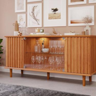 Imagem de Buffet para Sala de Jantar Janice 78x165x45,3cm Cinamomo