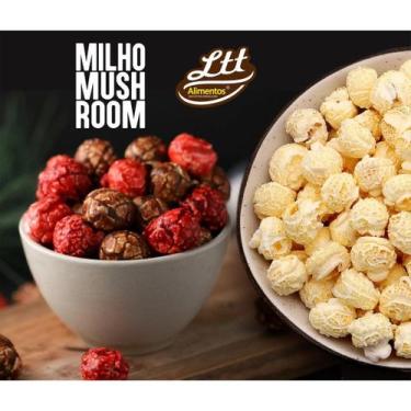 Imagem de Milho Mushroom 1 Kilo Pipoca Gourmet Diferenciada Doces e Salgadas - l