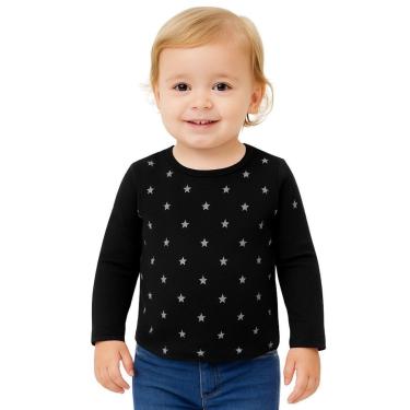 Imagem de Blusa Infantil Manga Longa com Estampa de Estrelinhas Kyly-Feminino