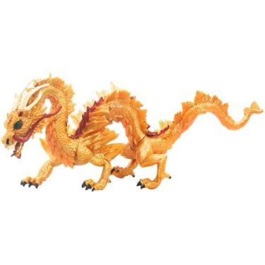 Imagem de Estatueta de dragão HUOGUO Estatueta de dragão mágico de plástico real