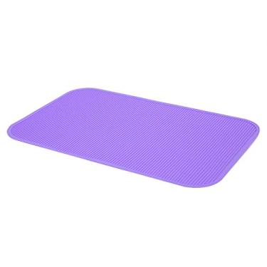 Imagem de GLOGLOW Tapete de Borracha Antiderrapante, Tapete de Cama, Fácil de Limpar e Lavável à Máquina, Com Superfície Antiderrapante, para Mesa de Treinamento de Banho de Animais de Estimação de Borracha,