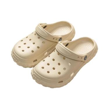 Imagem de Sandálias Masculinas De Verão Antiderrapantes Com Design Vazado, Bico 