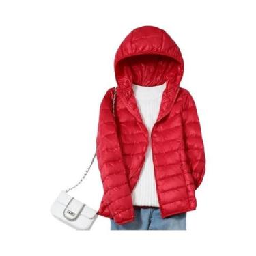 Imagem de Jaqueta Curta De Puffer Feminina 13 Cores Moda 2023 Ultralight Fina E 