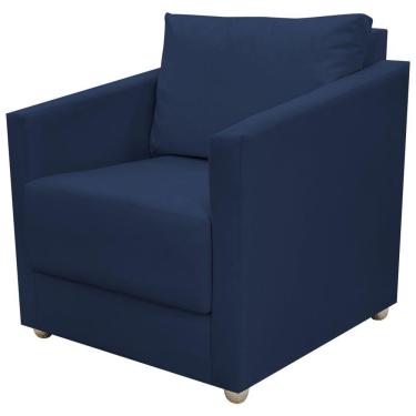 Imagem de Poltrona Decorativa Para Sala Recepção Manicure Consultório Celine Suede