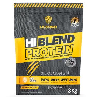 Imagem de Whey Protein Hi Blend Protein 1,8kg Leader Nutrition WPC WPH WPI-Unissex