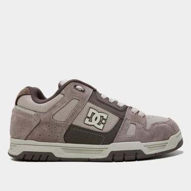 Imagem de Tenis DC Shoes Stag, Marrom, Branco, 41