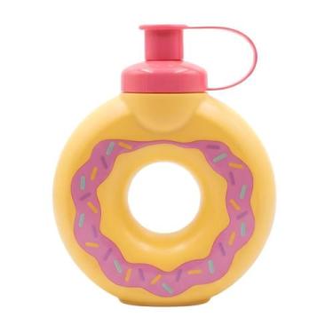 Imagem de Garrafa De Água Squeeze Infantil Formato Donuts 300ml Decorada - - Tib
