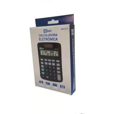 Imagem de Calculadora Eletrônica Mbtech 12 Dígitos - Mb54313