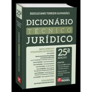 Imagem de Dicionário Técnico Jurídico - 2022
