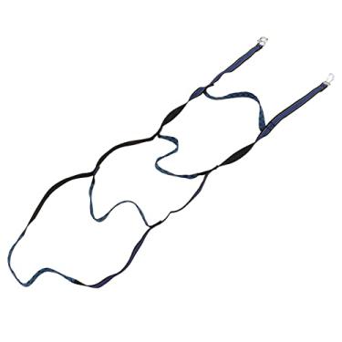 Imagem de Escada de Corda para Barco Marinho Com Ganchos de Nylon Azul Portátil Dobrável (Escada de 4 Degraus)