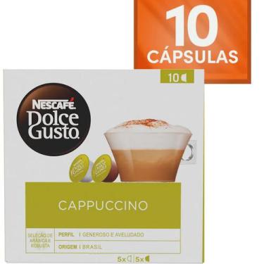 Imagem de Caixa Cápsulas Café Cappuccino Dolce Gusto Nescafe 10 Unidades - Nesca