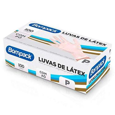 Imagem de Luva Latex Bompack Industrial P C/Po C/100 (Nao Uso Medico)