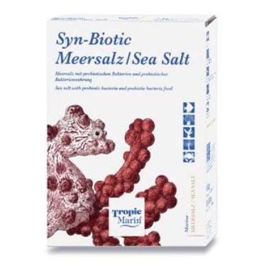 Imagem de Tropic Marin Sal Marinho Syn-Biotic 4kg - Sal Marinho Farmacêutico com Bactérias Probióticas e Alimentos Bactericidas Prebióticos - Ideal para Estabelecimento de Novos Aquários e Troca de Água - 4kg