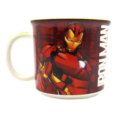 Imagem de Caneca Iron Man Homem De Ferro 350ml C/ Caixa Marvel - Zona Criativa