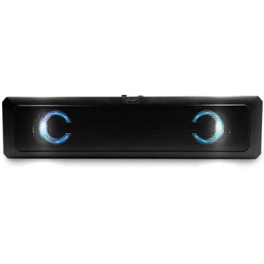 Imagem de Caixa De Som Pc Computador Notebook Gamer Soundbar Gamer Caixinha de Som Subwoofer Para Tv Pc Usb Led