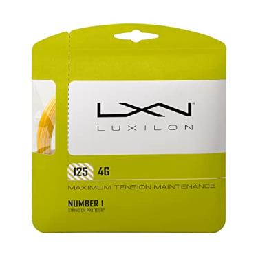 Imagem de Luxilon Corda de tênis 4G, ouro, calibre 16L/1,25 mm