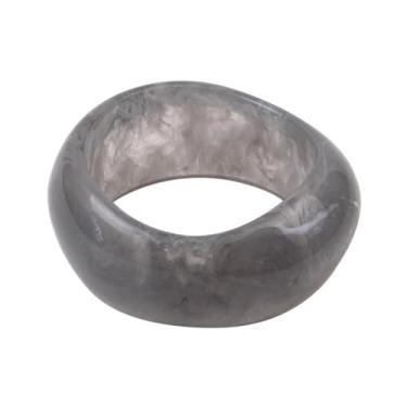 Imagem de Caiyao Pulseira de resina acrílica quadrada colorida pulseiras de casco de tartaruga placa de acetato pulseira vintage larga irregular de plástico geométrico para mulheres adolescentes joias, Medium, Resina, resina